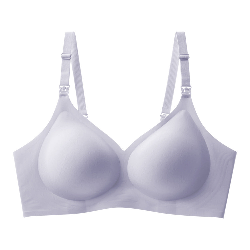 Seamless Nursing Maternity Bra Wire-Free Full Cup